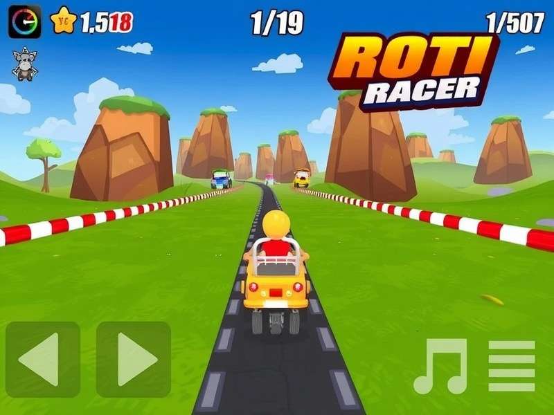 Roti Racer Elite Game Screenshot